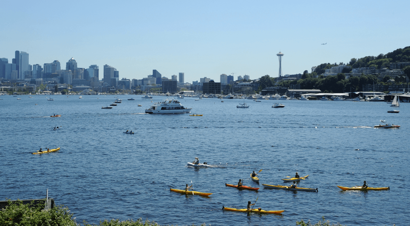 Seattle lake union paddle boarding | asdf