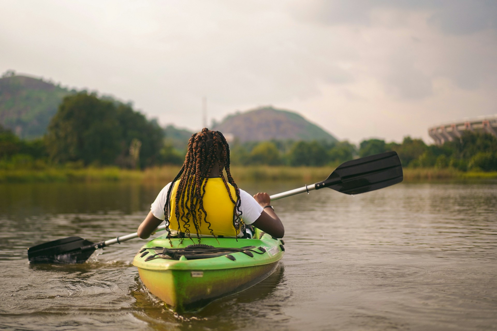 woman in a kayak | woman in a kayak