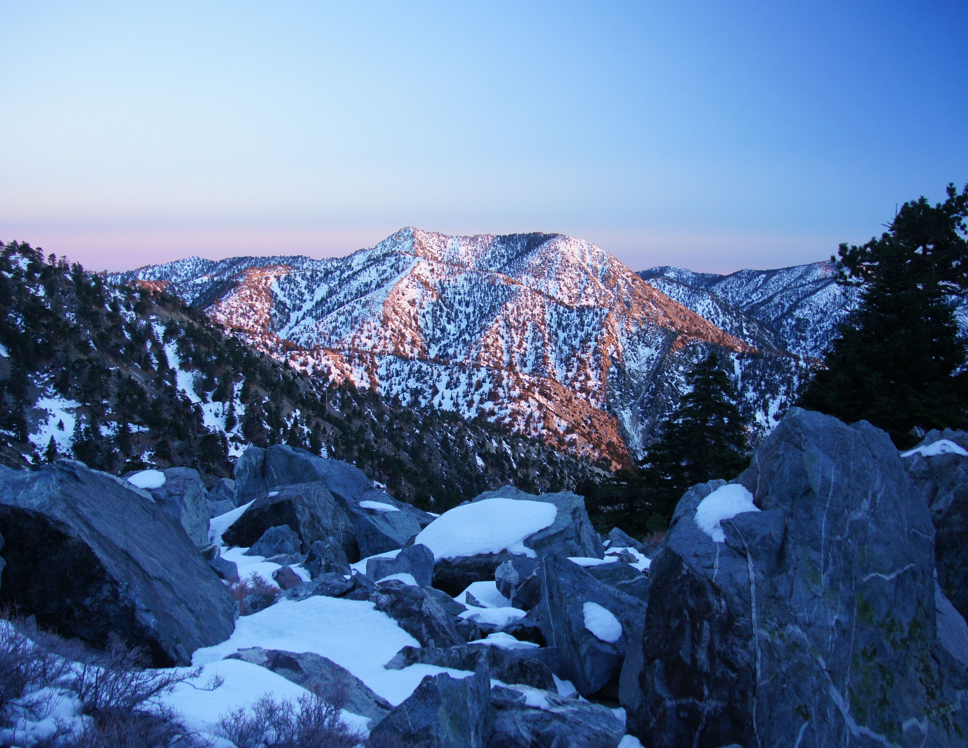 Mount Baldy Snowshoeing