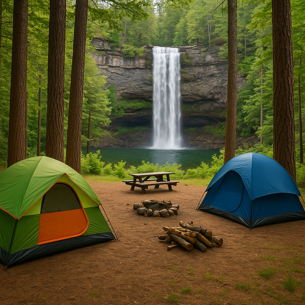 Camping at Fall Creek Falls State Park