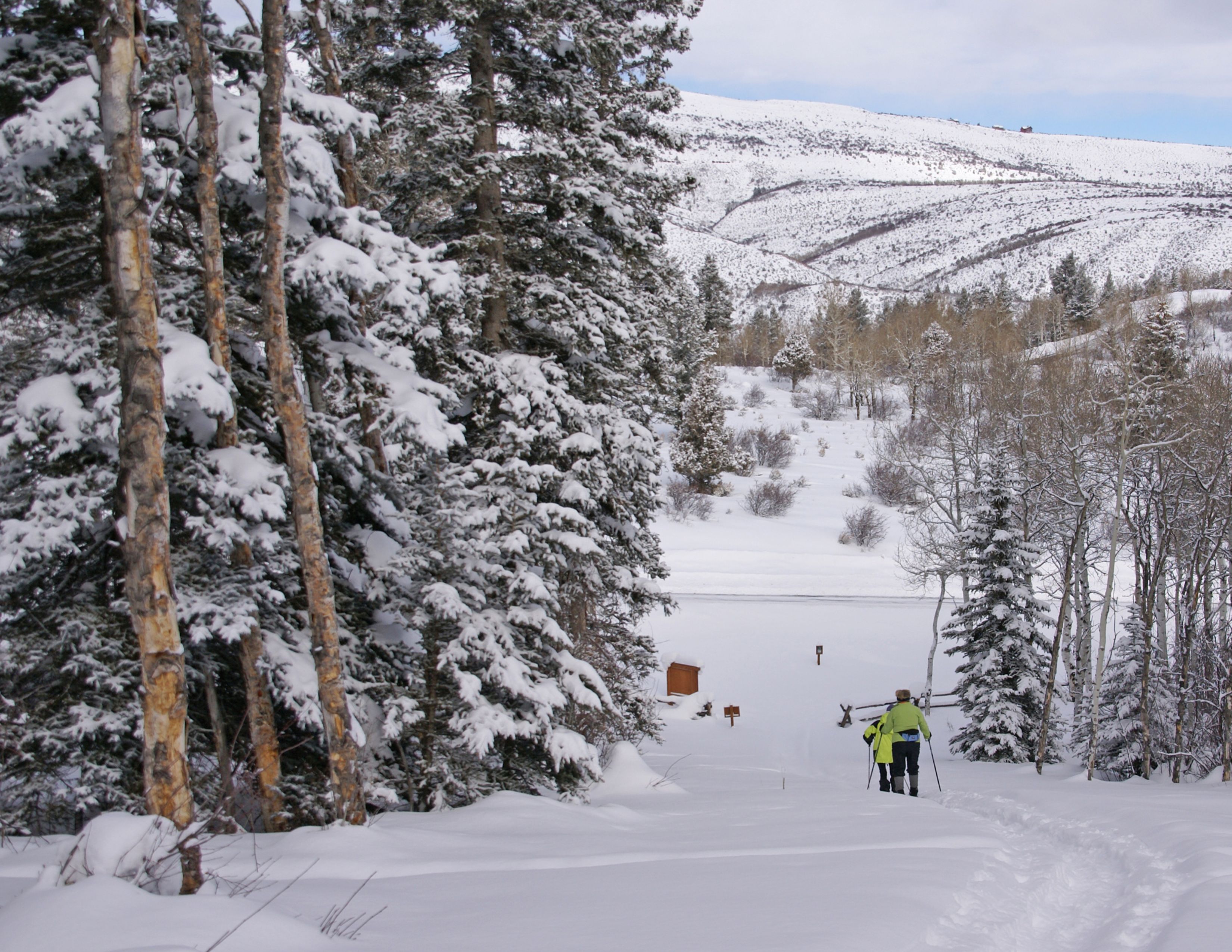 Snowshoeing in the Cascade Mountains