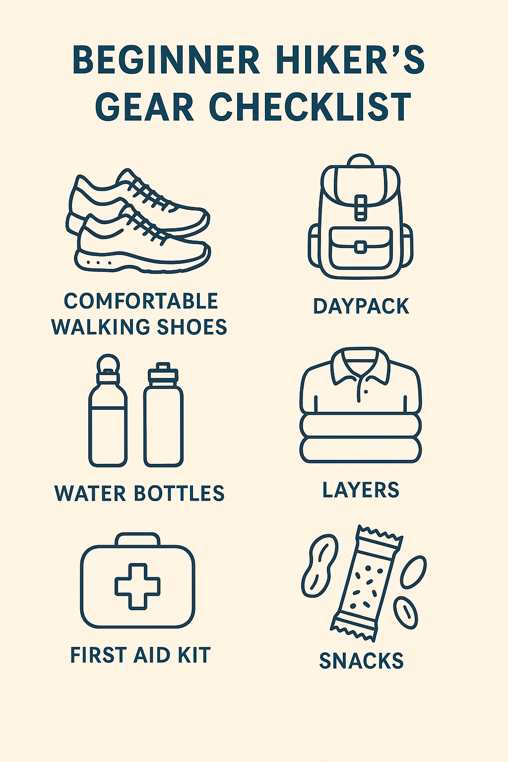 Beginner Hiker's Gear Checklist