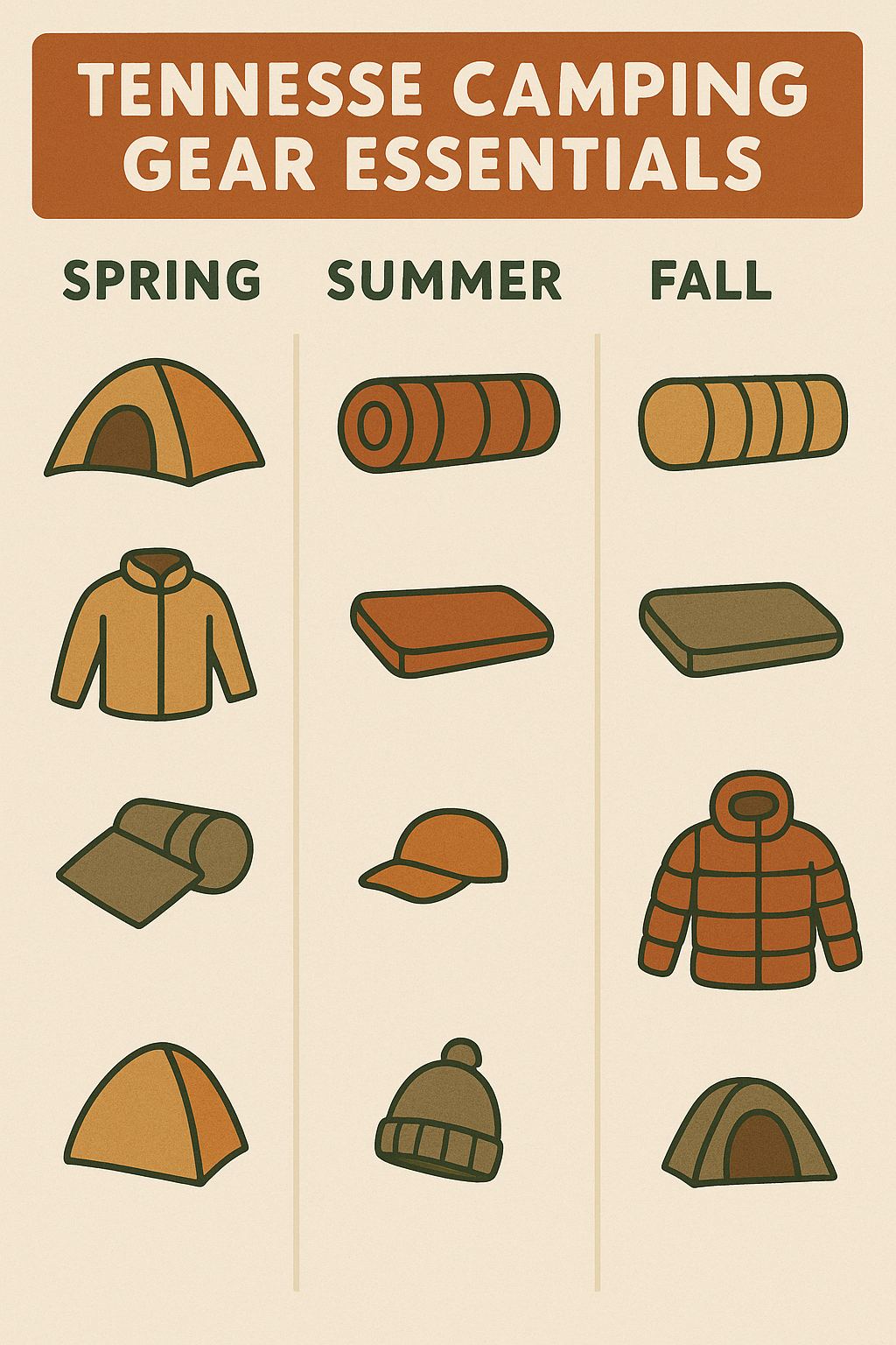 Tennessee Camping Gear Essentials