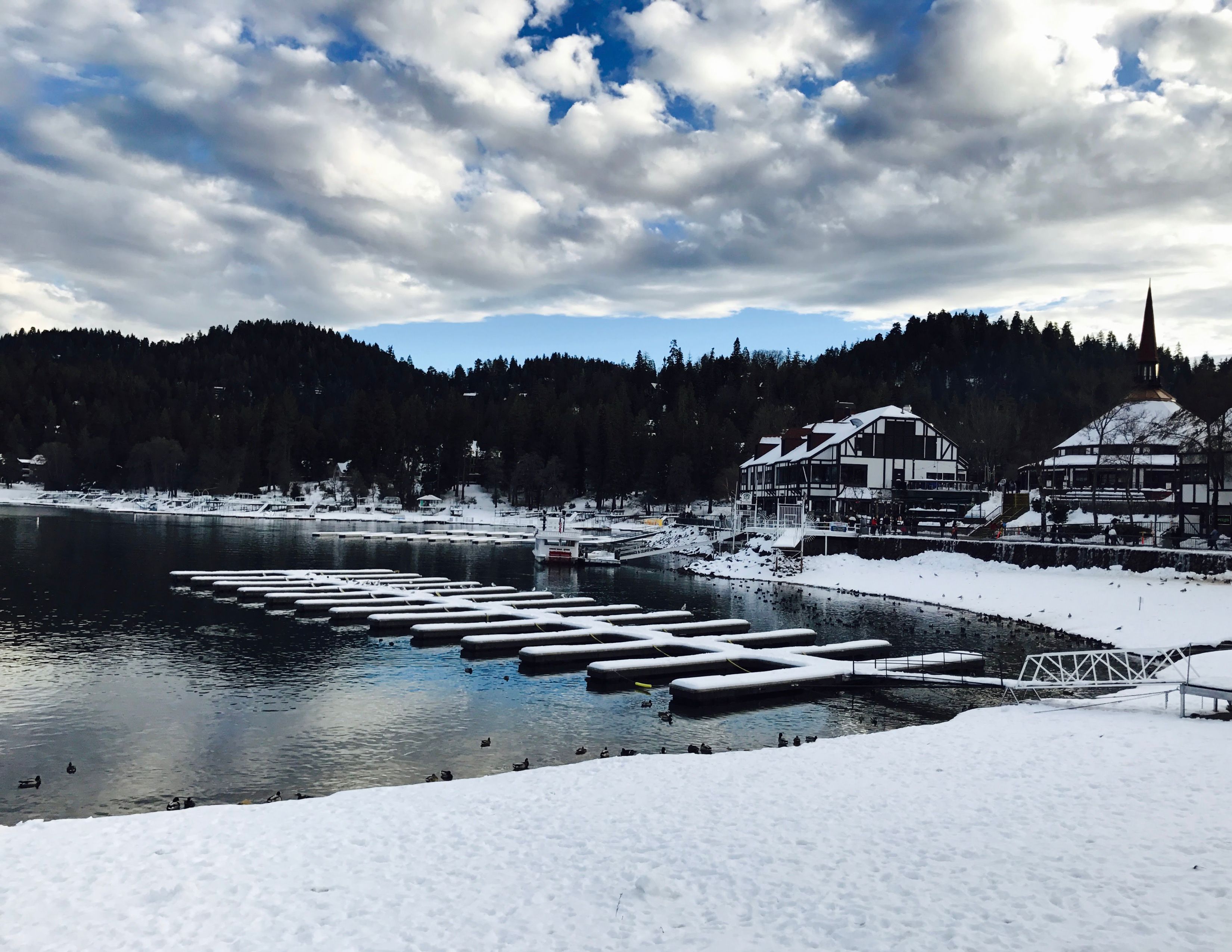 Lake Arrowhead snow