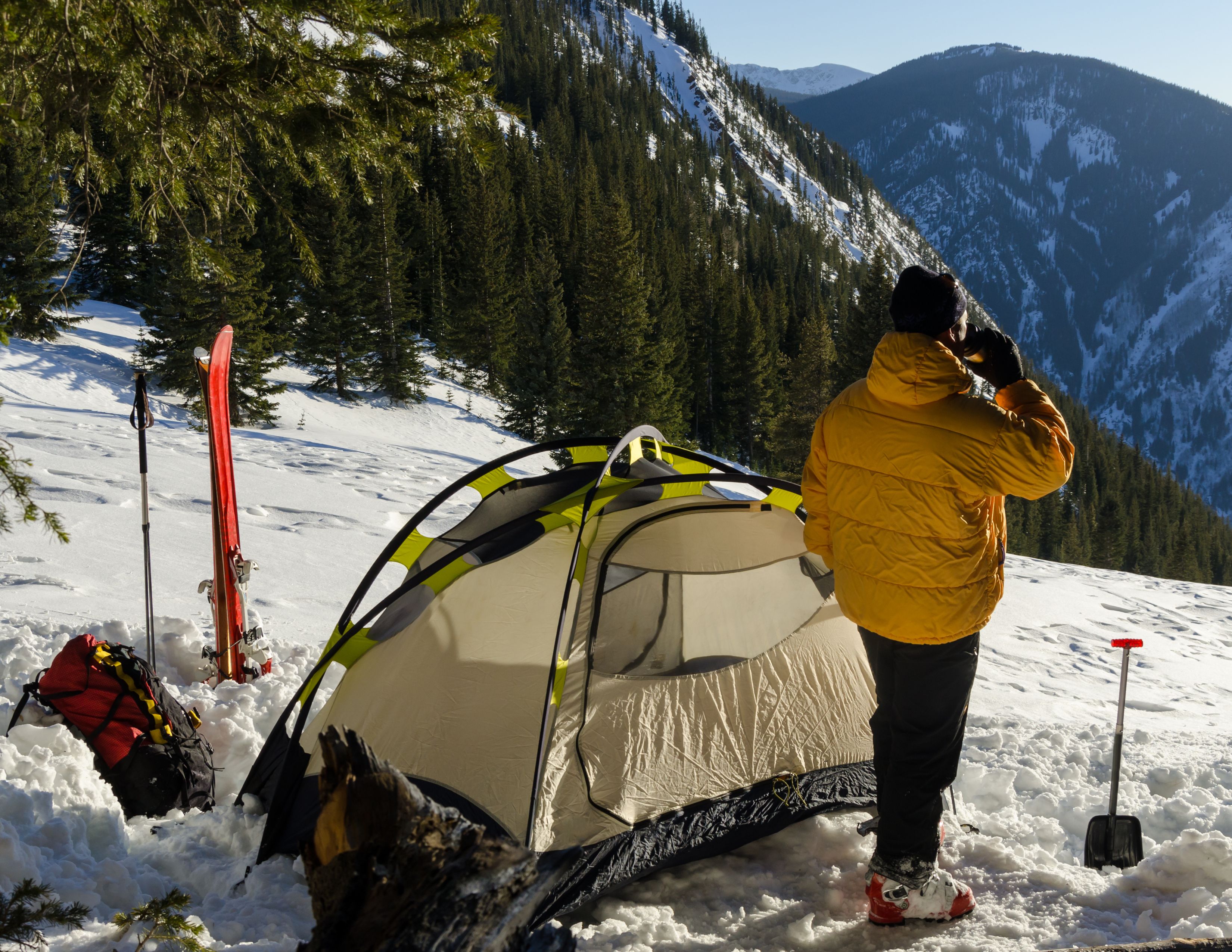 Winter Camping Gear Mountains