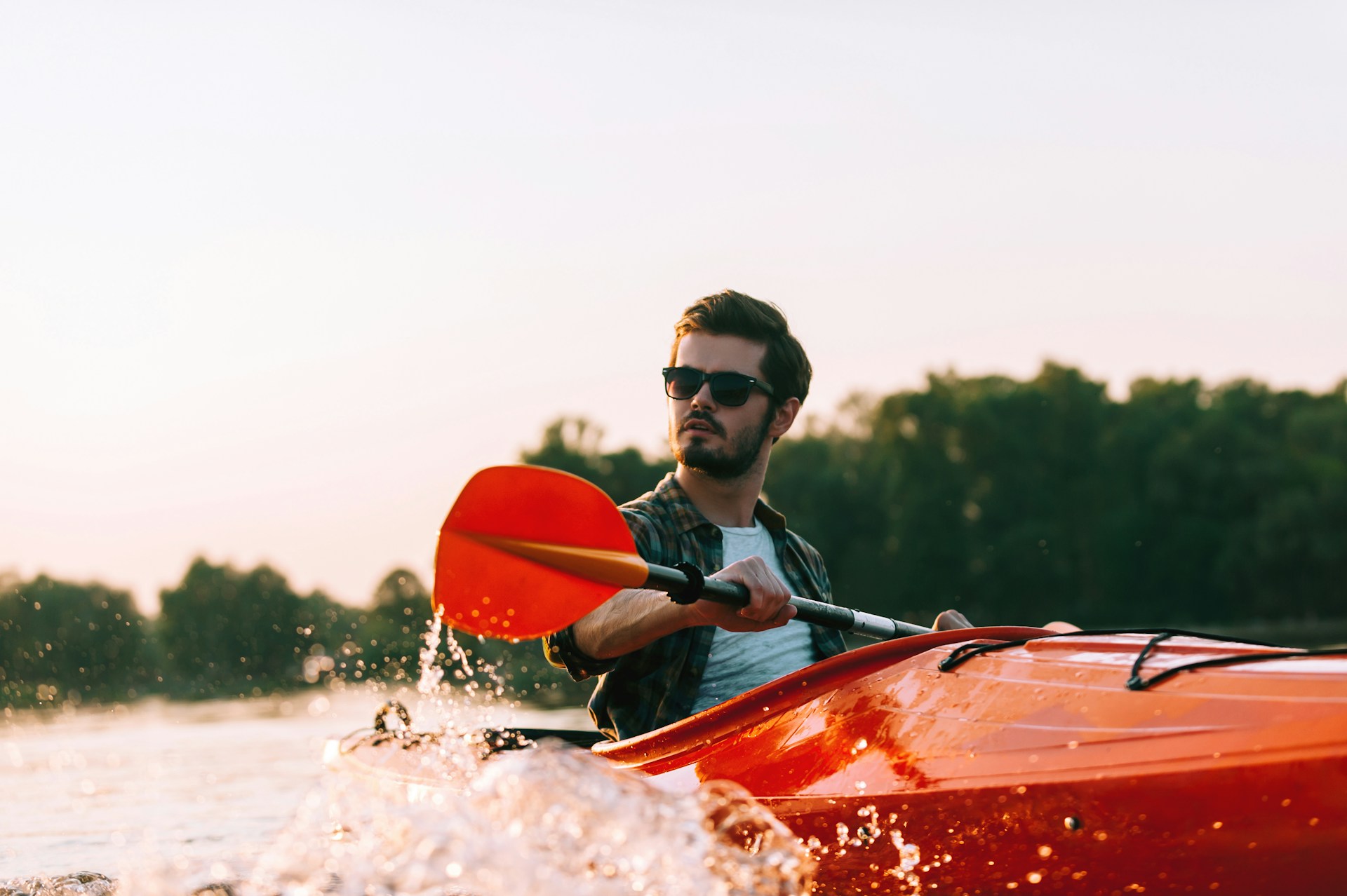 man kayaking | man kayaking