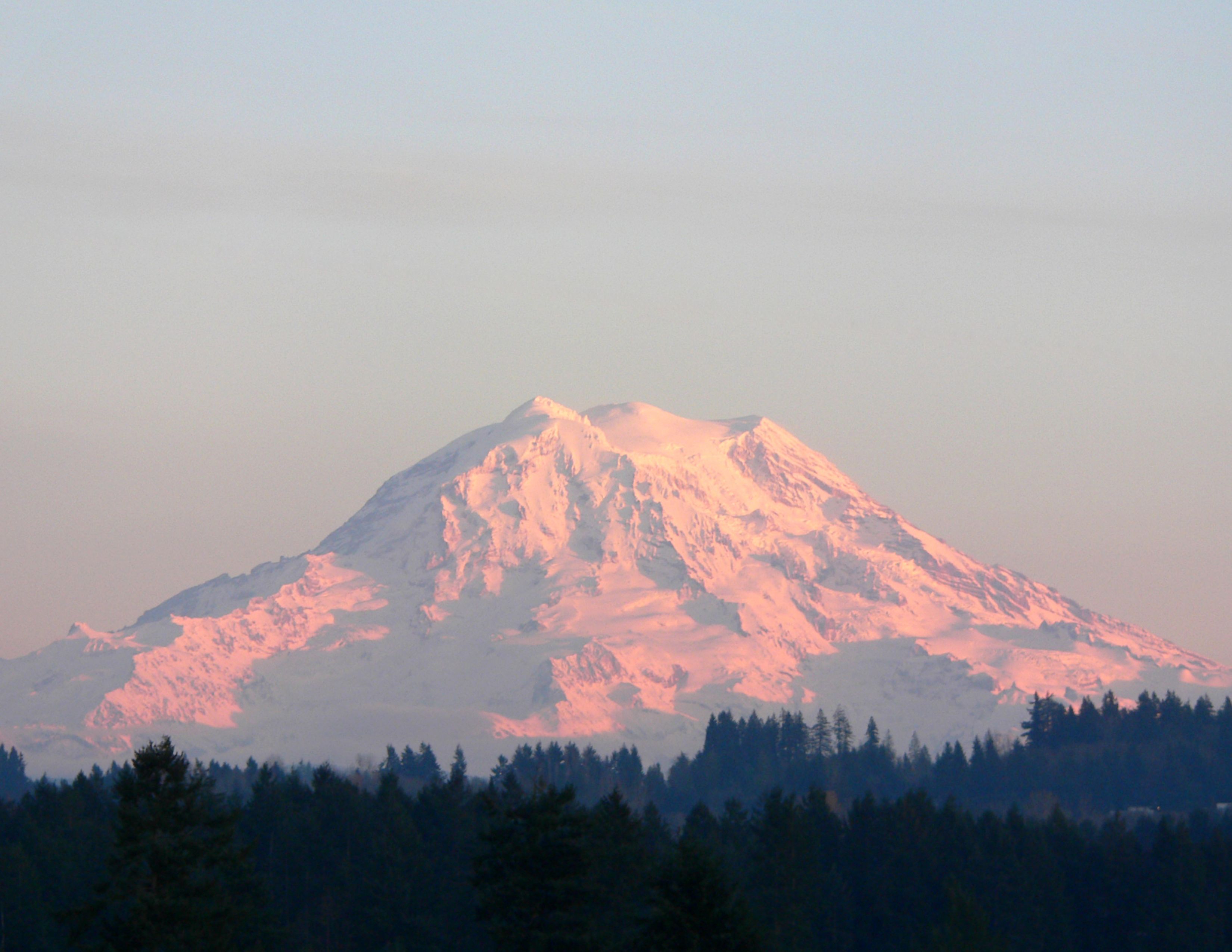 Mount Rainier in Winter