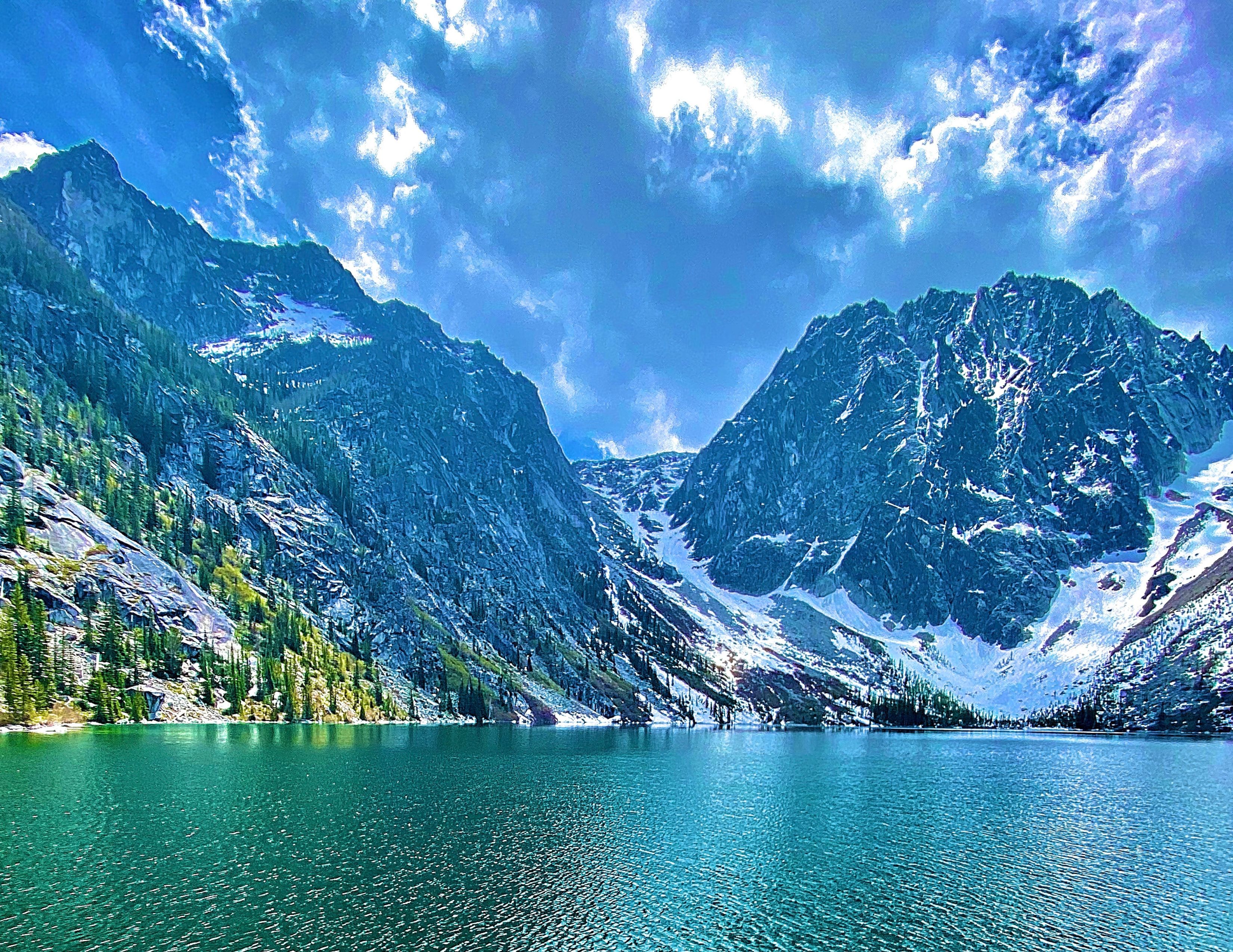 Backpacking the Enchantments via Colchuck Lake Trail from Bellevue | 