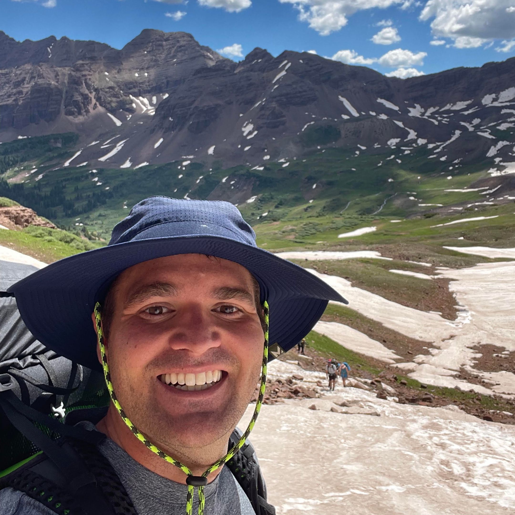 Charlie Hiking in Aspen Colorado