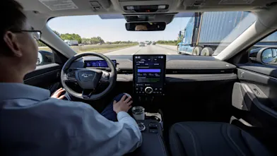 Ford Eyes Off Driving CES 2026 Autonomy Illustration