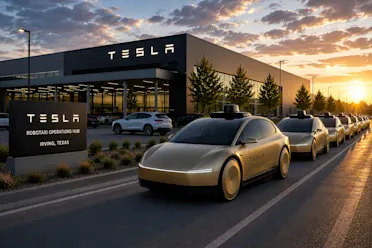 Robotaxi Hub Irving Texas