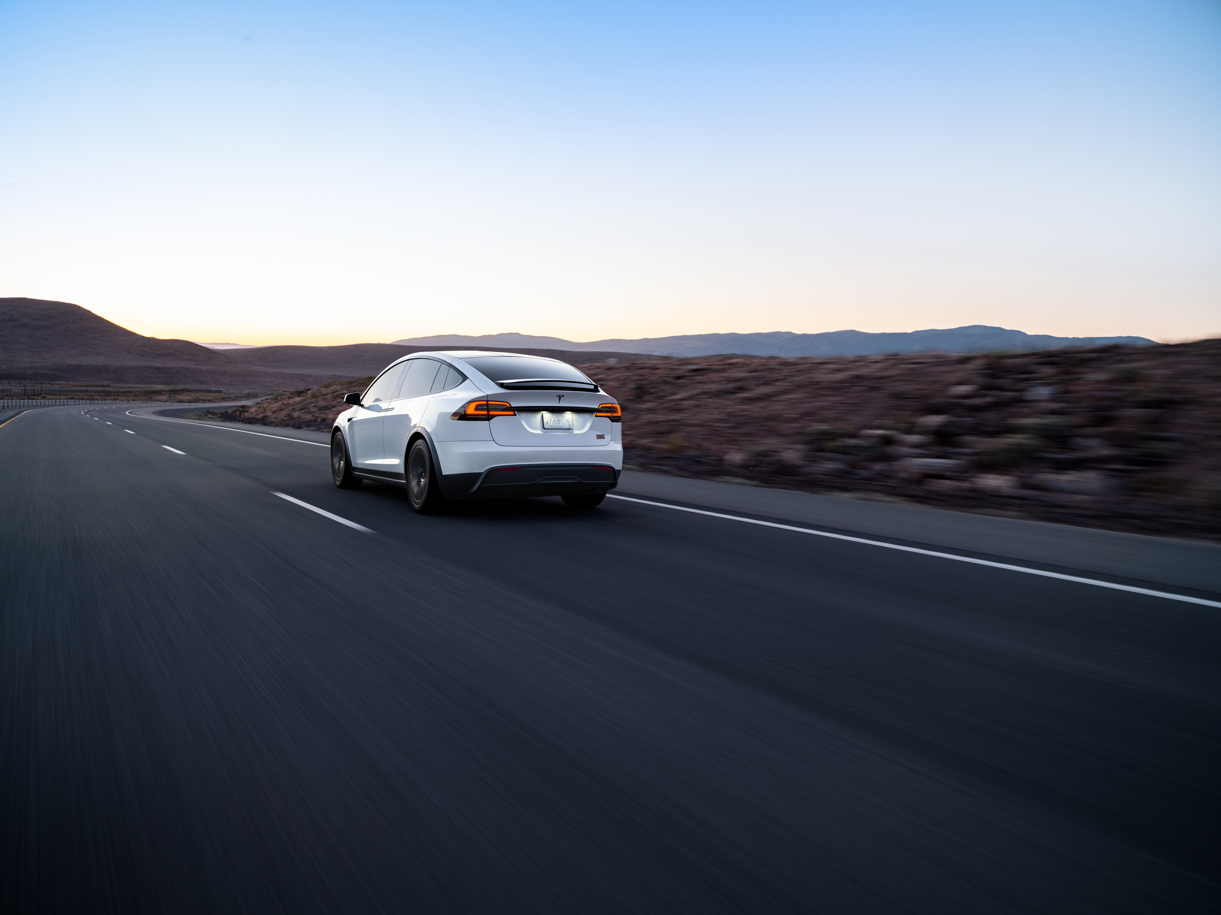 Tesla on Road