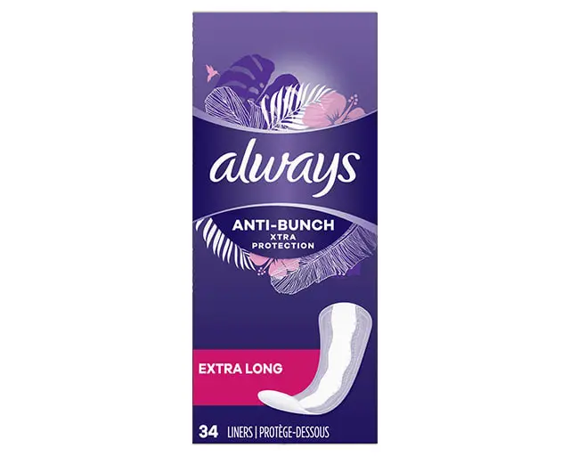 Always Daily Thong Panty Liners for Women 42 pcs Pack of 4 (Alw-3604) for  sale online