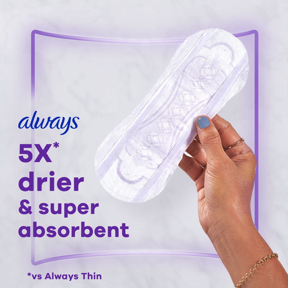 5x drier & super absorbent 3 in 1