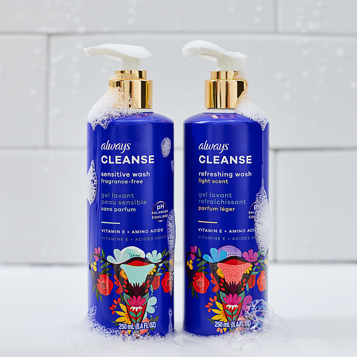 Always CLEANSE Fragrance-Free Sensitive Wash | Always®
