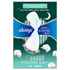 Always Pure Cotton Overnight Pads With Wings Size 20ct In, 56% OFF