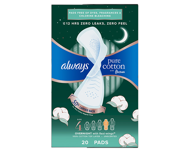 Always cotton pads discount