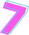 Number seven pink