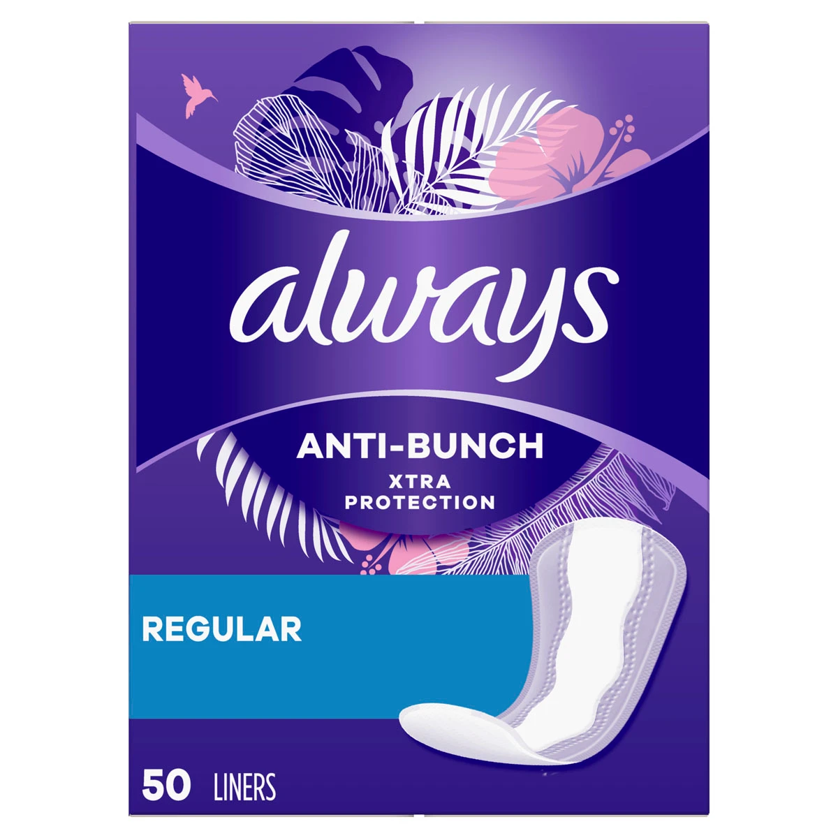  Carefree Panty Liners, Extra Long Liners, Unwrapped