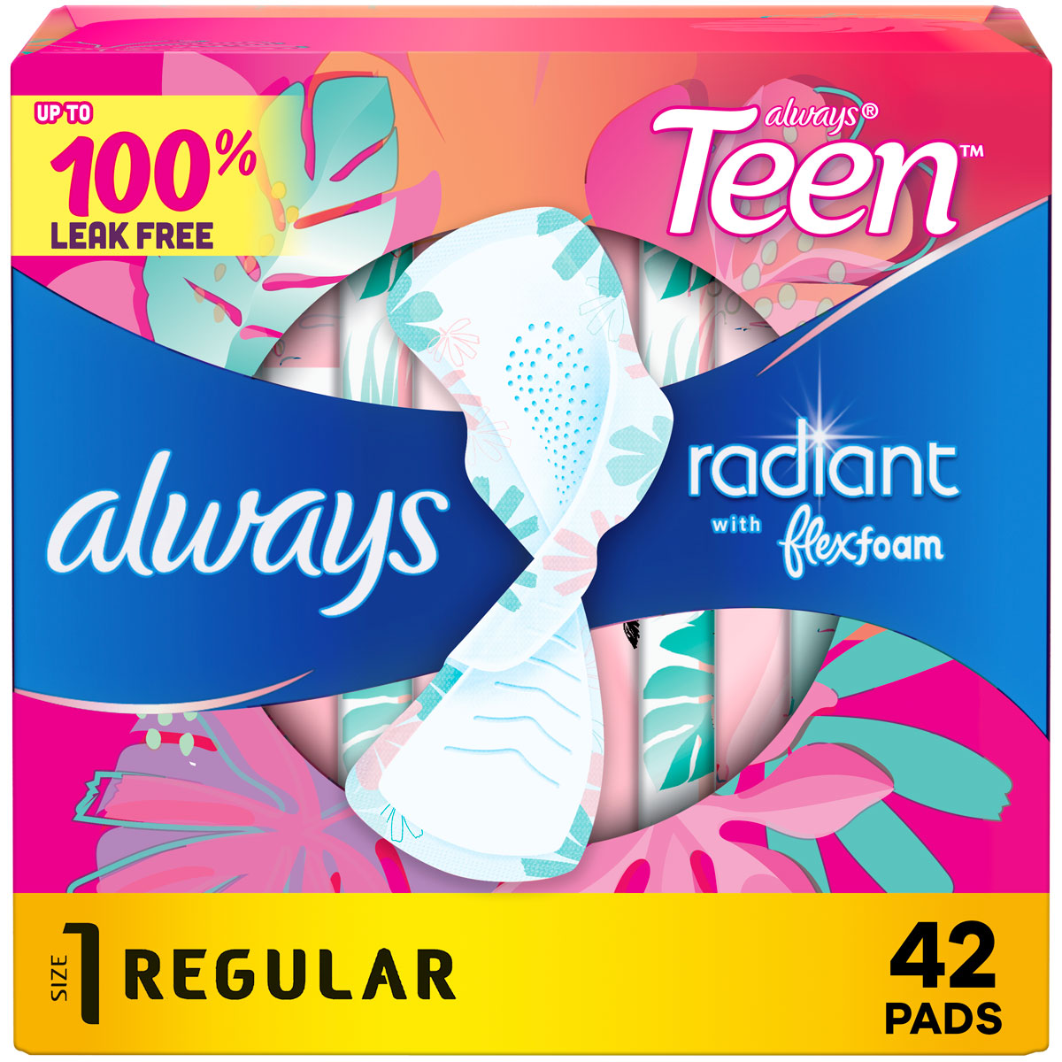 Always Radiant Pads for Teens | Always®
