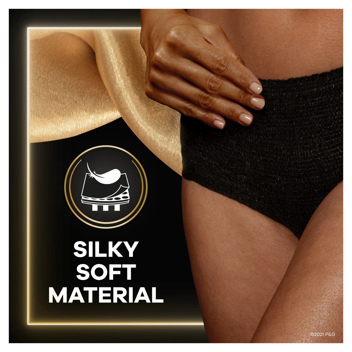 Always ZZZ Disposable Overnight Period Underwear for Women Size L Always®