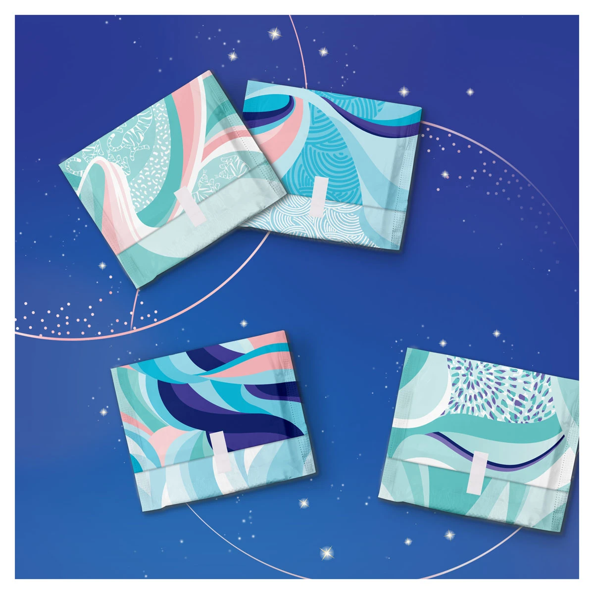 Always Infinity Flex Foam Overnight Pads Size 4 With Wings 38 Count - Voilà  Online Groceries & Offers