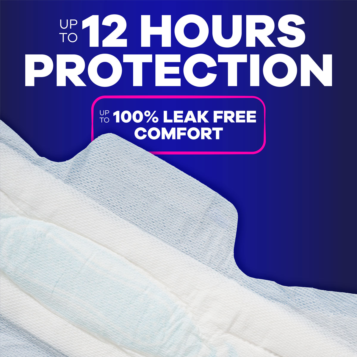 Always Maxi provides up to 12 hours of protection for up to 100% Leak Free Comfort. Features an Always Maxi Extra Heavy Overnight pad.