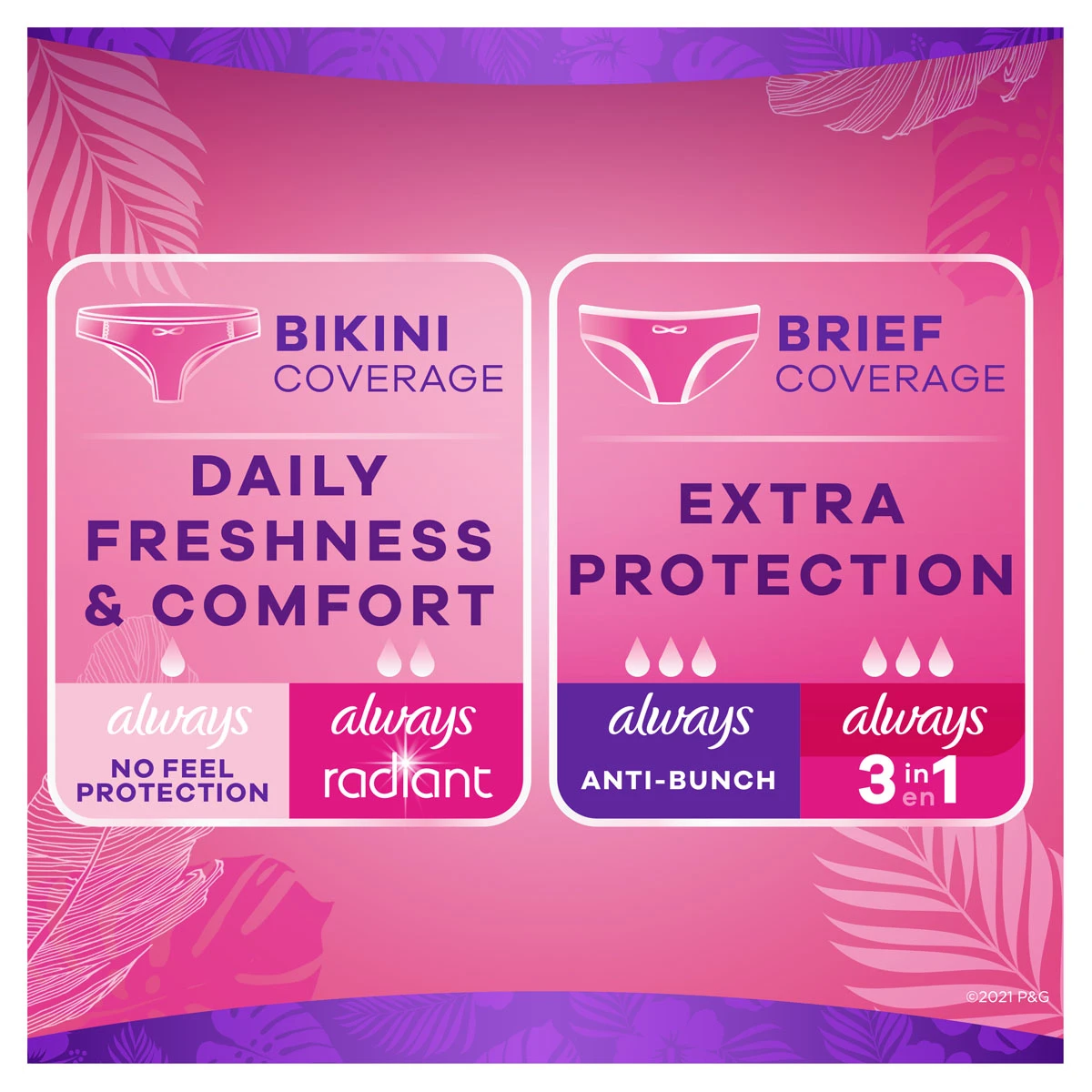 Always Dailies Fresh & Protect Panty Liners Normal x 60, Breathable,  Flexible And Comfortable With Absorbent Core : : Health & Personal  Care