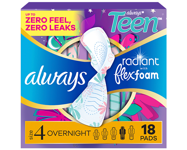 Always Infinity Pads with Flex Foams | Always®