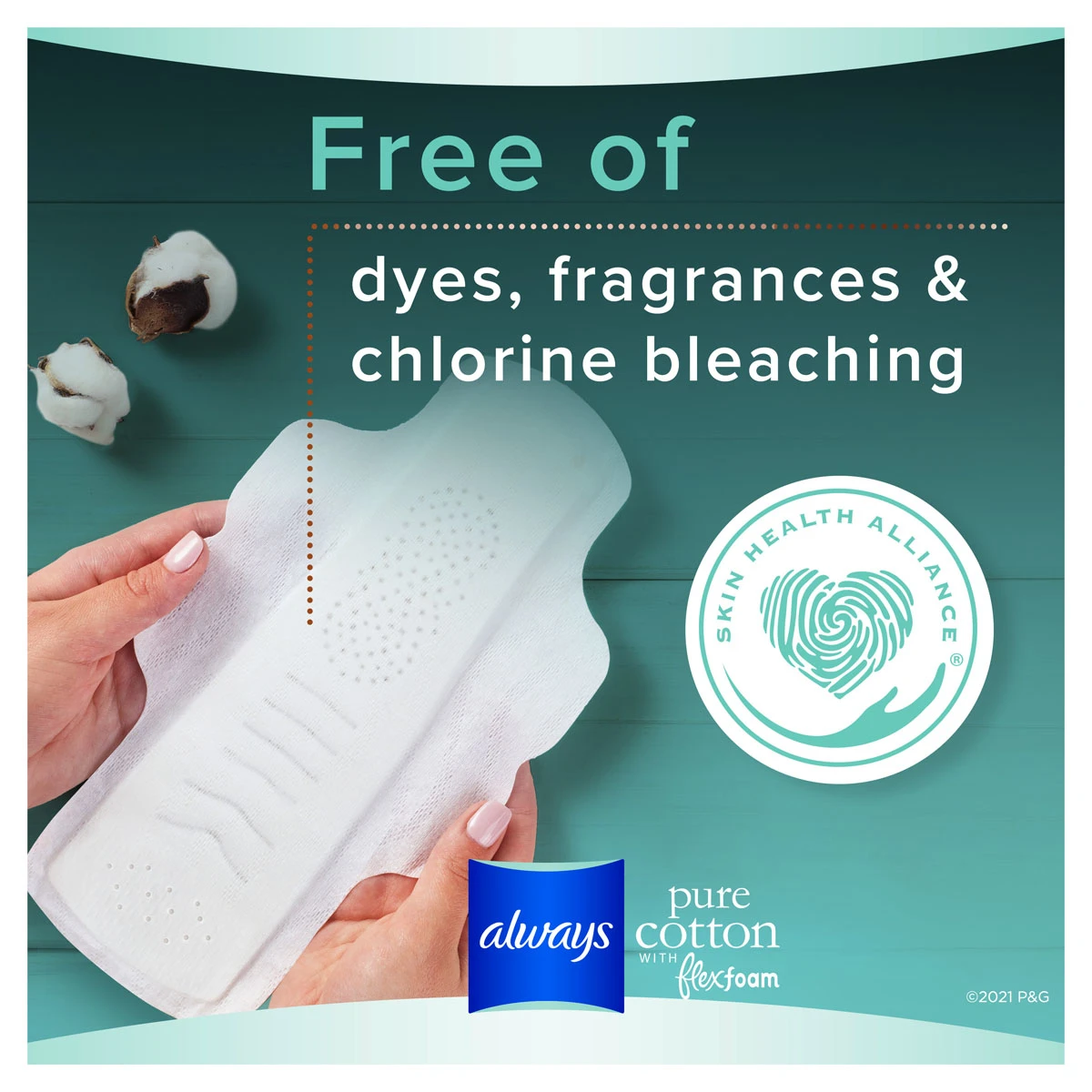 Always-Pure Cotton-Night-Free-Of-Dyes-Fragrances-Chlorine-Bleaching