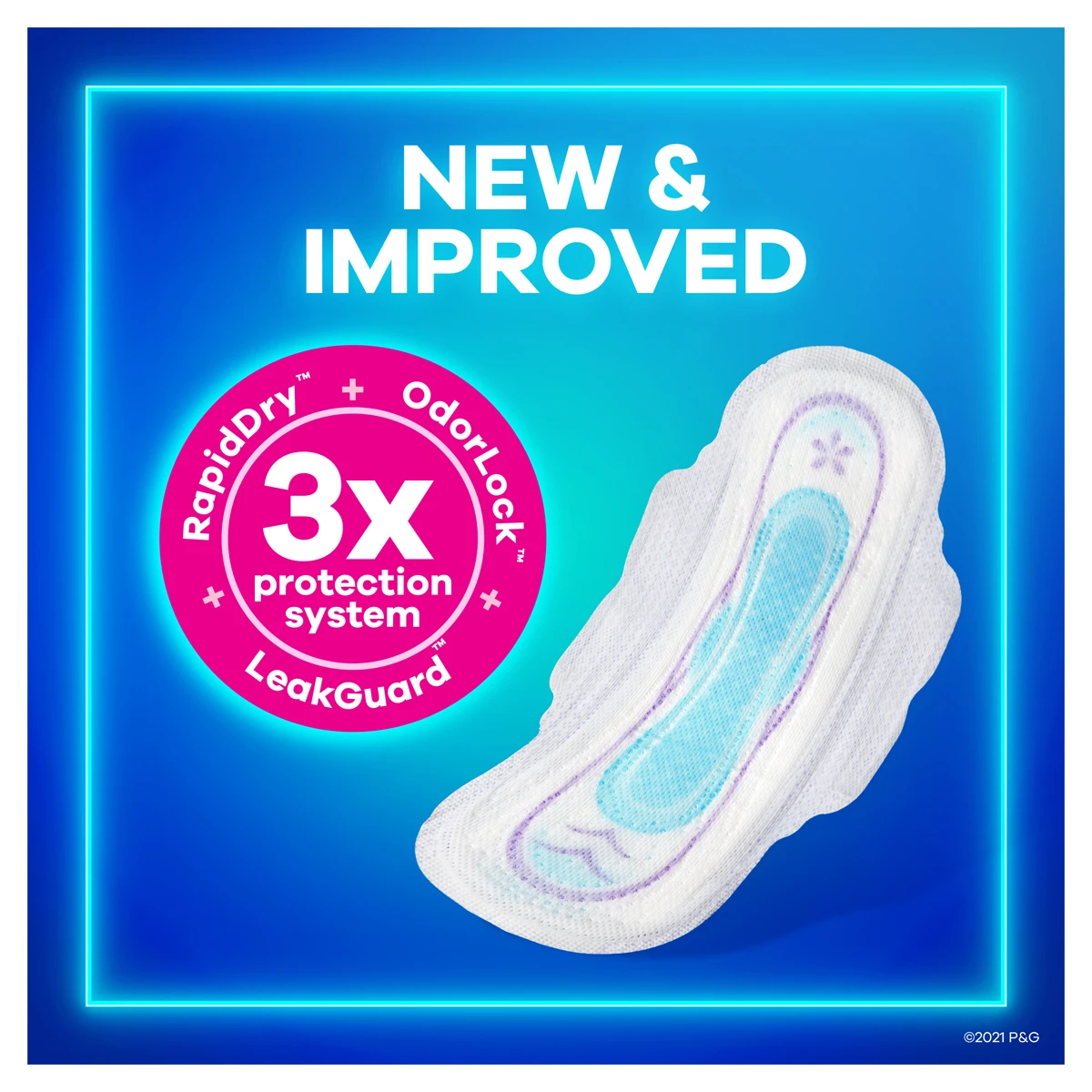 Always Ultra Sanitary Towels Long (Size 2) Wings x20 Pads