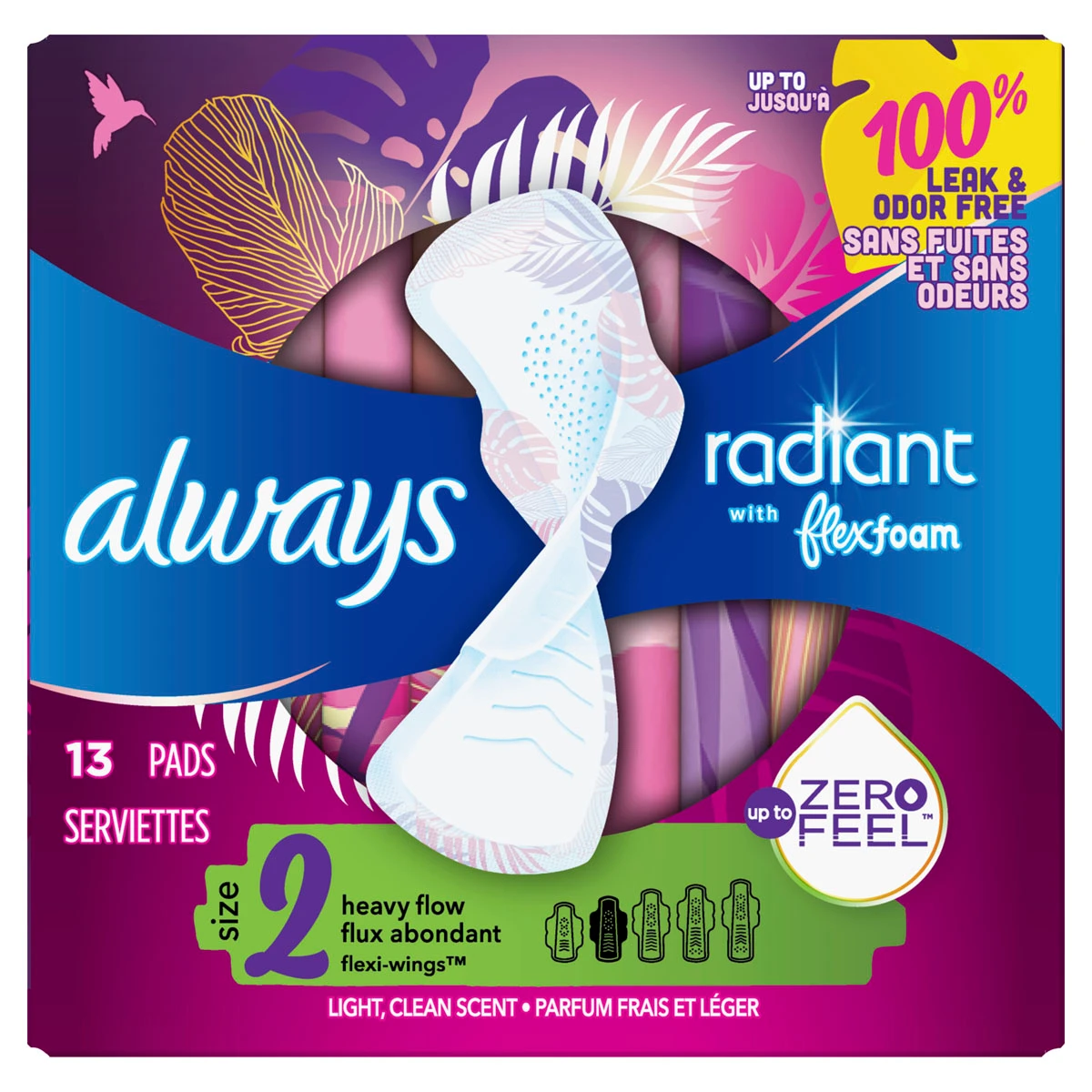 Always Radiant Regular Daily Liners Wrapped