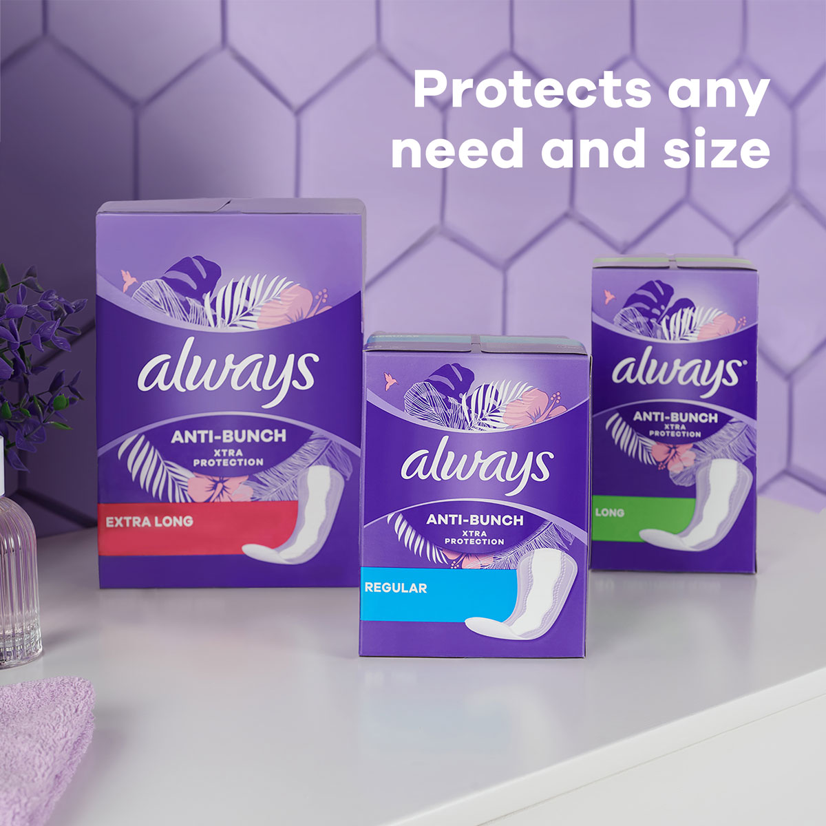  Protects any need and size Xtra Protection