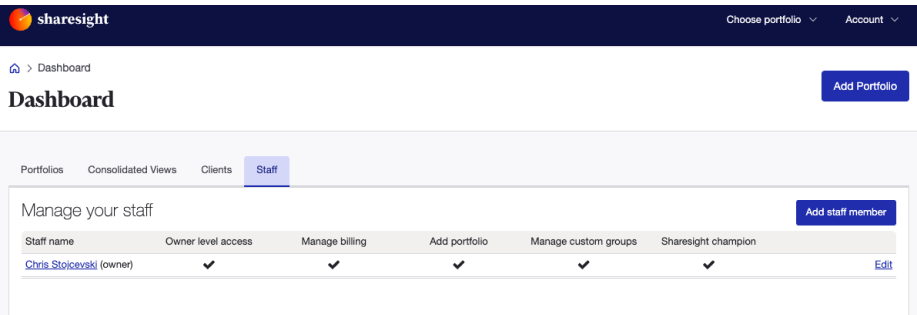 sharesight pro dashboard - 4