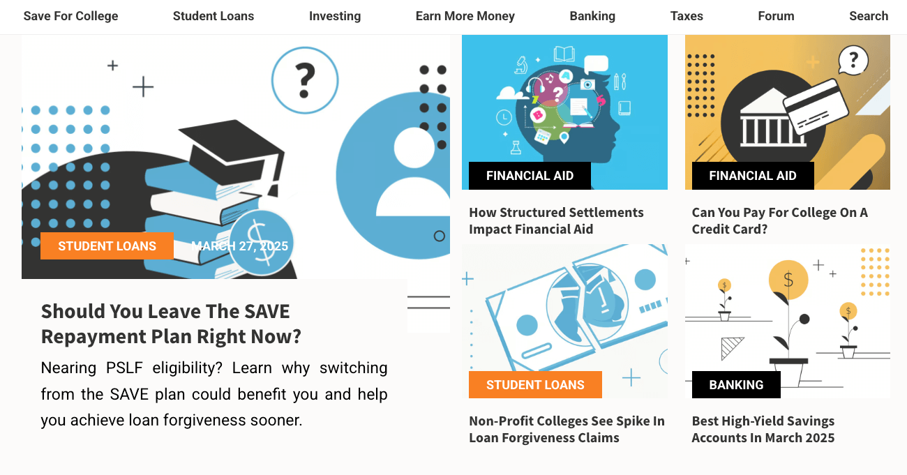 College Investor blog