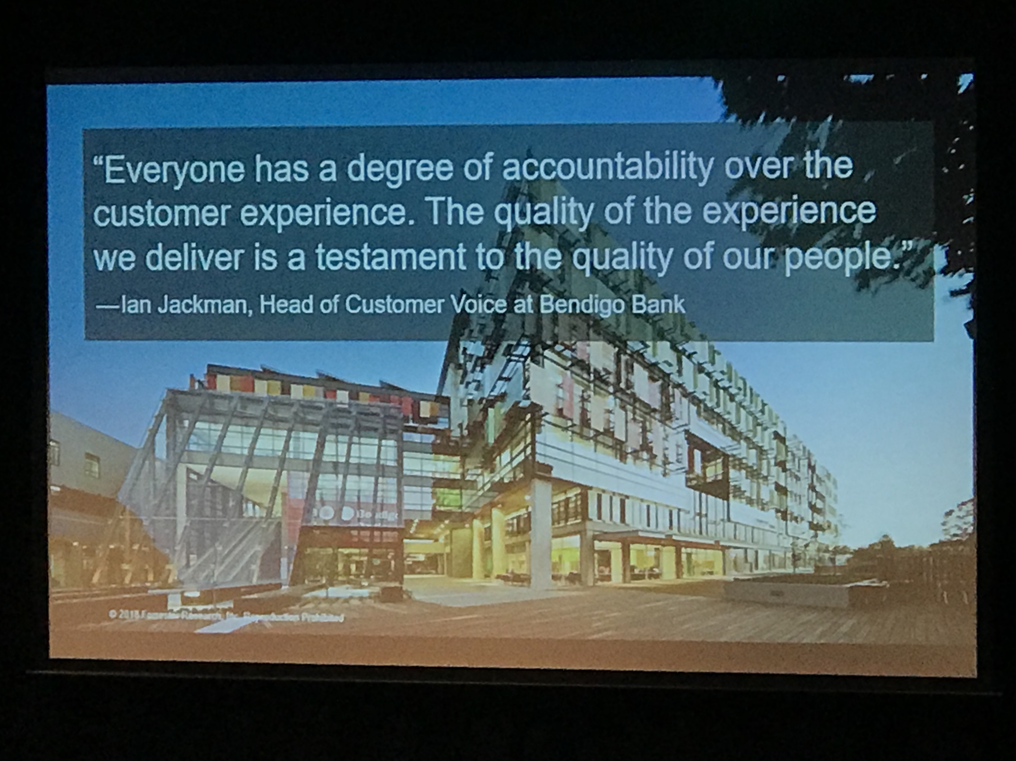 Forrester Predictions 2019 event - Bendigo quote