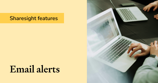 Sharesight email alerts