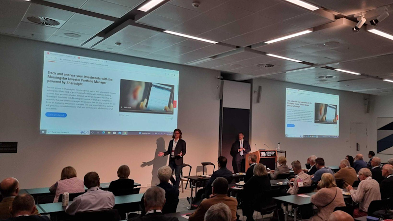 Sharesight lunch and learn session at Morningstar investor conference
