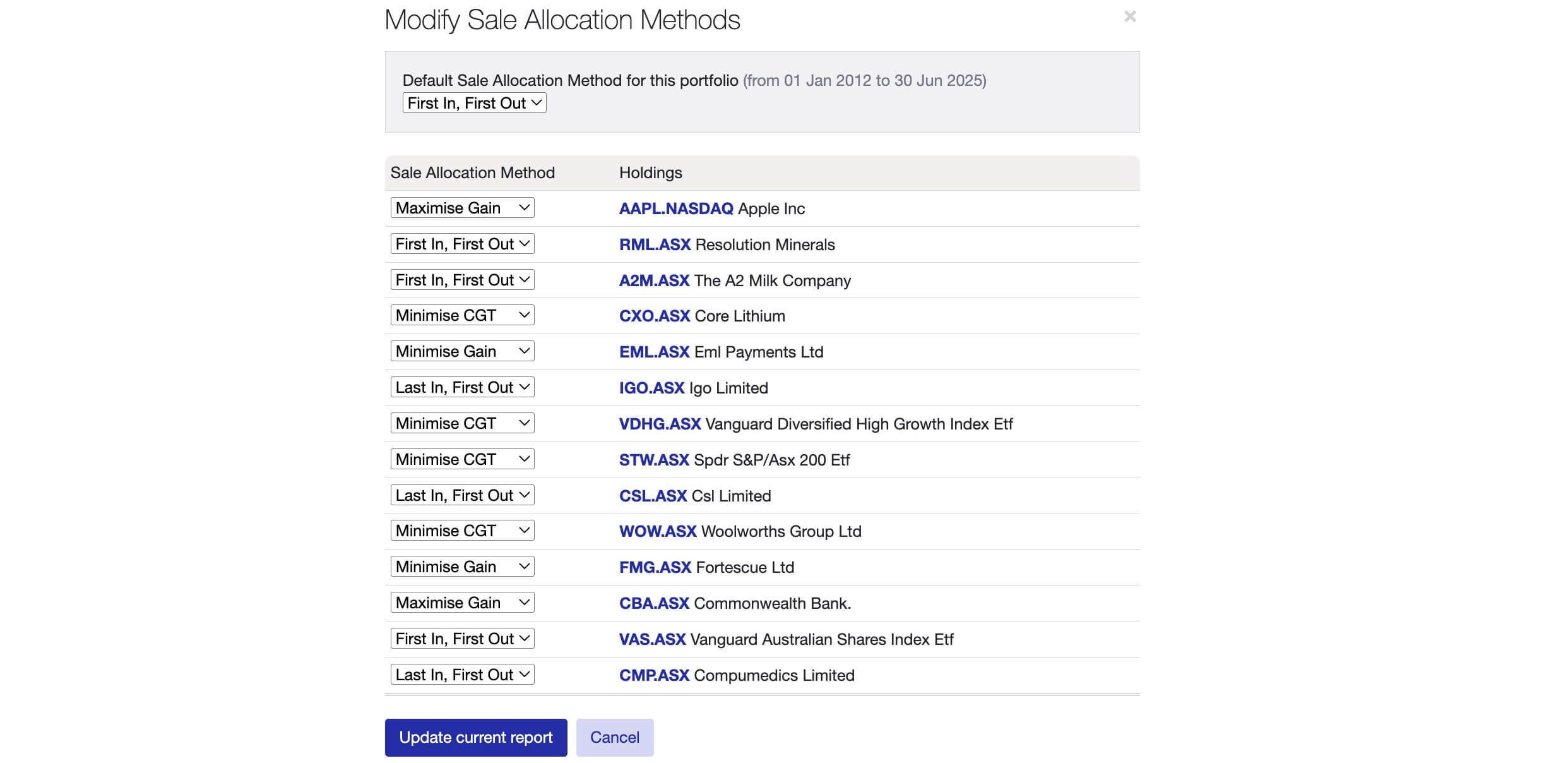 taxable income report dates 1 3