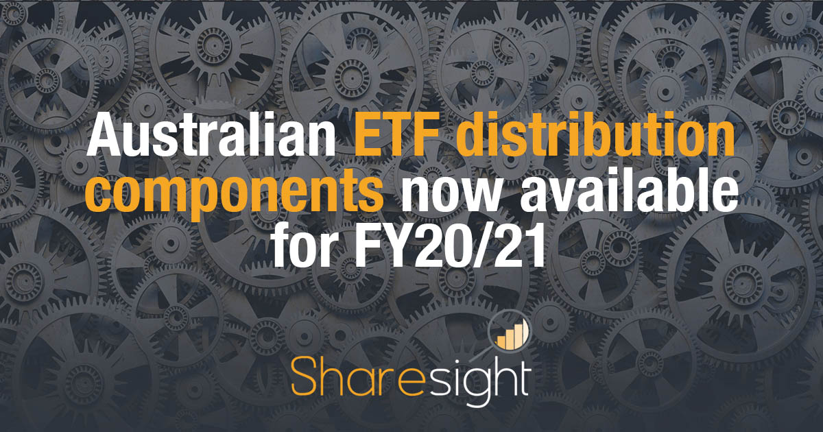ETF tax distribution components