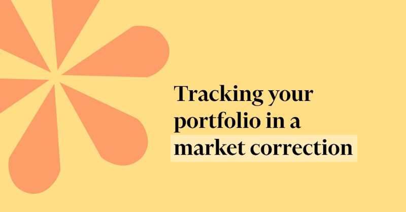 Tracking your portfolio in a market correction2