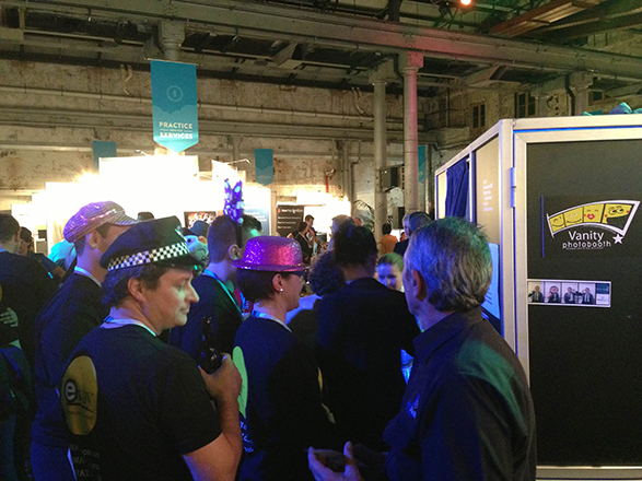 xerocon 2013 - photobooth queue