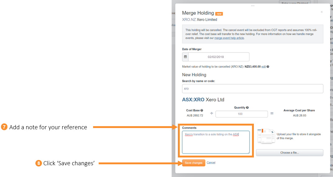 How to handle Xero delisting from the NZX step seven & eight