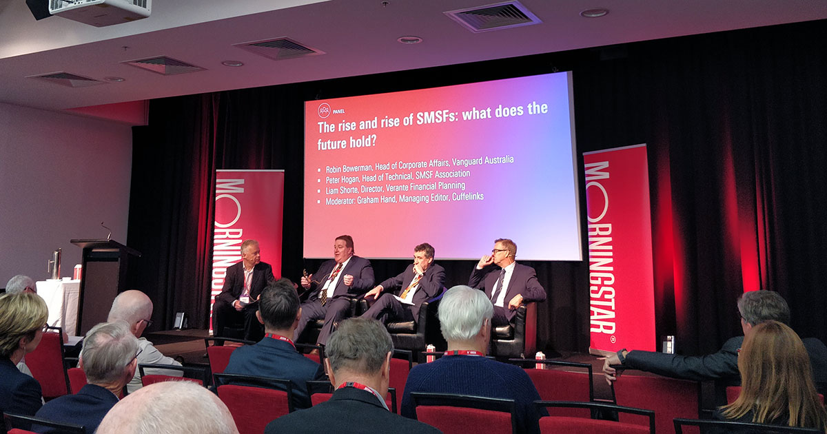 Robin Bowerman, Peter Hogan, Liam Shorte, Graham Hand (moderator).