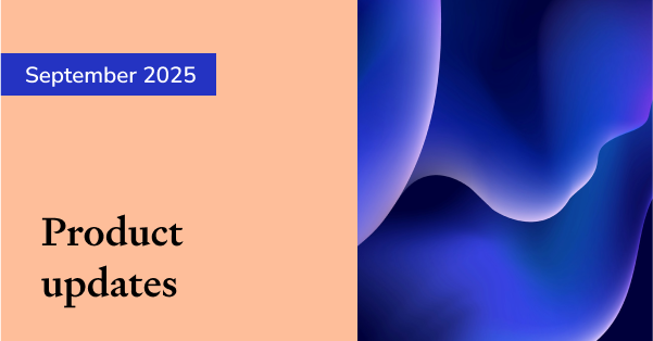 Product updates September