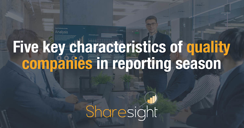 Characteristics of quality companies