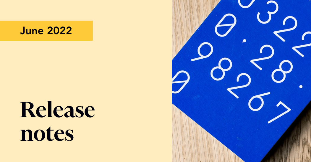 June Release notes (1)