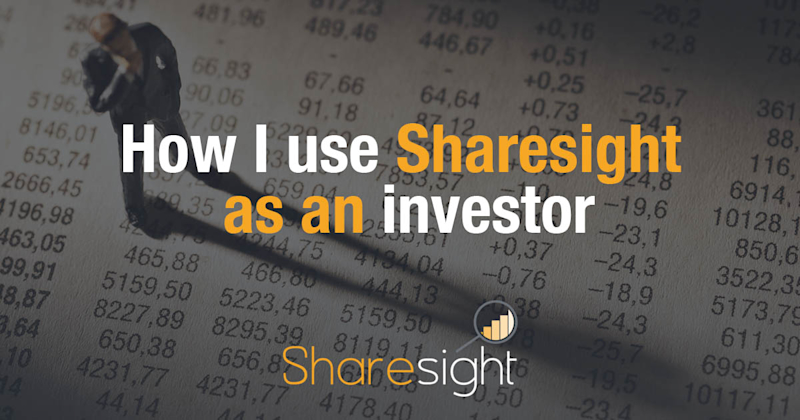 How I use Shaersight as an investor