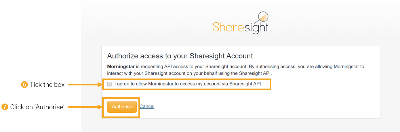 6 & 7 - Morningstar connection