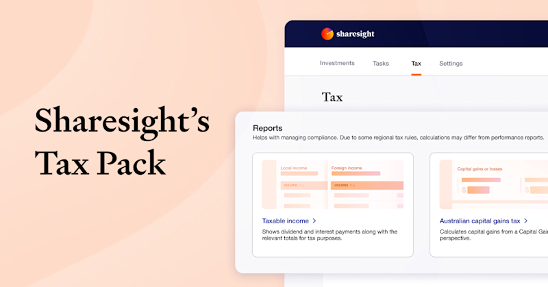 Sharesight tax pack